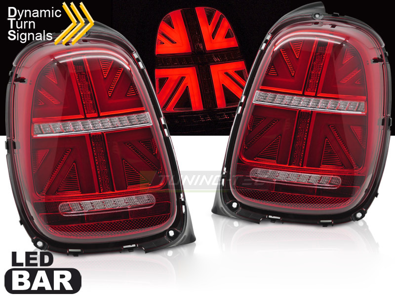 LED Fanali Posteriori Rosso Bianco Sequenziali per Mini Cooper F55 (2014-2017)