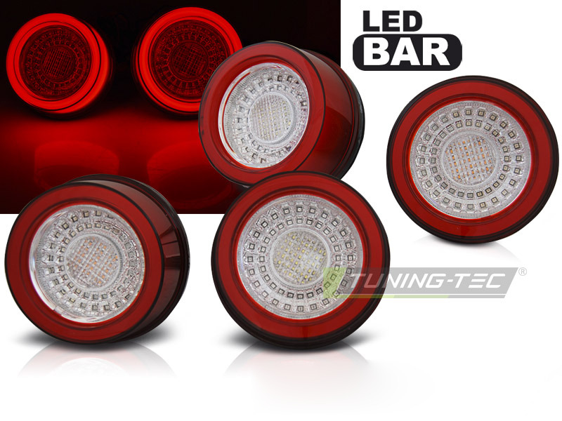 LED Tailights Rosso Bianco per Ferrari F355 F360 (universale)
