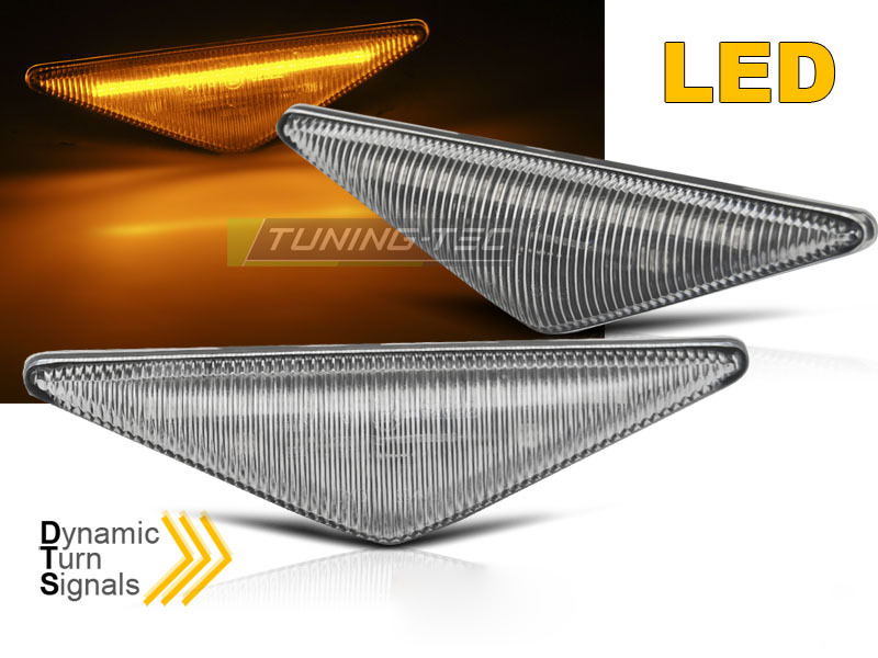 Laterale Direzione Bianco LED Sequenziale per Ford Focus MK1