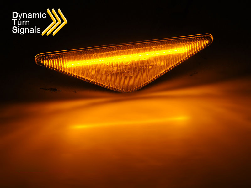 Laterale Direzione Bianco LED Sequenziale per Ford Focus MK1
