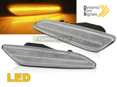 Laterale Direzione Bianco LED Sequenziale per Alfa Romeo 156/147 05-10 e Fiat