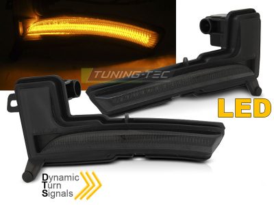 Laterale Direzione Nello Specchio Fumè LED Sequenziale per Renault Clio IV