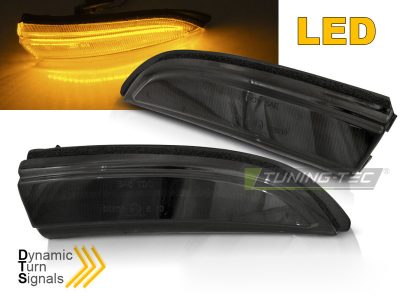 Ford Fiesta MK7 13-16 Sequenziali LED Fumé Fari Anteriori Fumè Omologati ABE