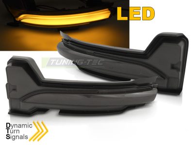 Laterale Direzione Nello Specchio Fumè LED Sequenziale per Ford Focus MK4 18-25