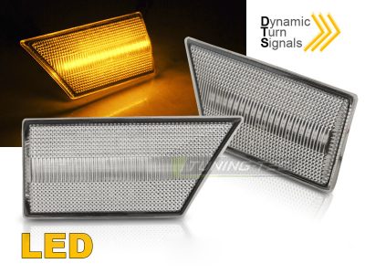 Laterale Direzione Bianco LED Sequenziale per Opel Signum Vectra C 02-08