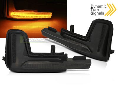 Laterale Direzione Nello Specchio Fumè LED per Volvo XC90 MK II 14-20