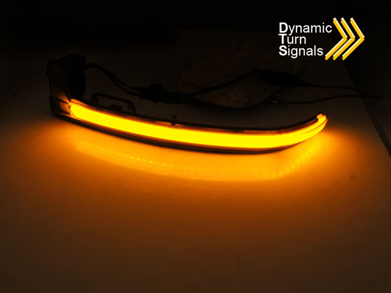 Laterale Indicator Nello Specchio Fumè LED Sequenziale per Peugeot 308 (13-21)