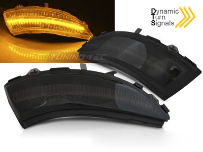 Laterale Direzione Nello Specchio Fumè LED Sequenziale per Renault Clio IV