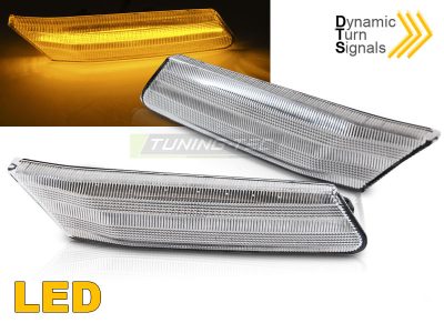 Laterale Direzione Bianco LED Sequenziale per Porsche 911 997 Carrera 04-09