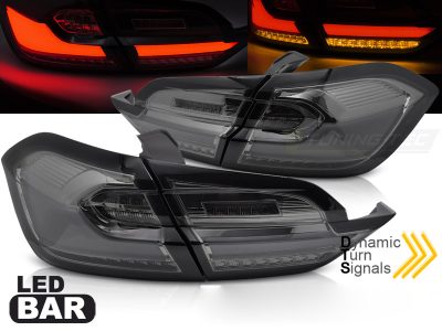 LED Fanali Posteriori Fumé per Ford Fiesta MK8 (2017-2021) Berlina 5 Porte