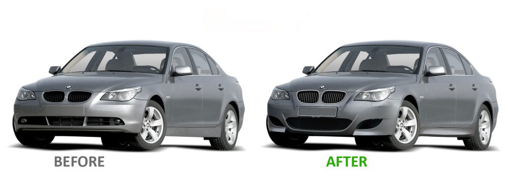 Anteriore Paraurti Sport Style per BMW E60/E61 (03-10) Paraurti Sportivo