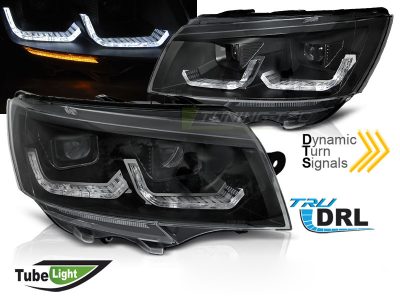Fari Tube Luce Nera DRL Sequenziali per Volkswagen T6.1 (20-)