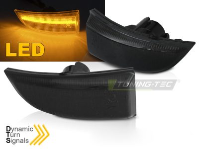 Laterale Direzione Nello Specchio Fumè LED Sequenziale per Renault Scenic III