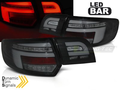 LED Bar Fanali Posteriori Nero Sequenziali per Audi A3 8P (2003-2008)
