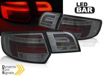 LED Bar Rosso Fanali Posteriori Fumé Sequenziali per Audi A3 8P (anni