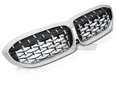 Griglia Diamond Argento per BMW G20/G21 (anni 2019-2022) Griglia Aerazione