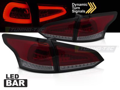 LED Fanali Posteriori Rosso Fumé Sequenziali per Ford Focus MK 3 SW (2011-2018)