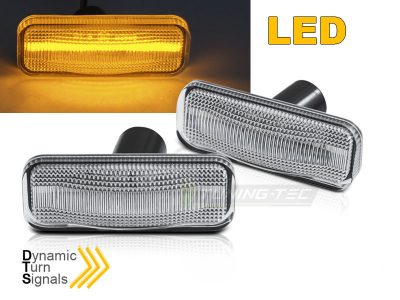 Laterale Direzione Bianco LED Sequenziale per Opel Omega B (1994-2003)