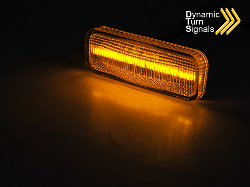 Laterale Direzione Bianco LED Sequenziale per Opel Omega B (1994-2003)