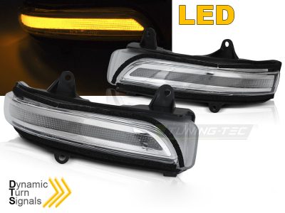 Laterale Direzione Nello Specchio LED Bianco Sequenziale per Toyota LAN CRUISER