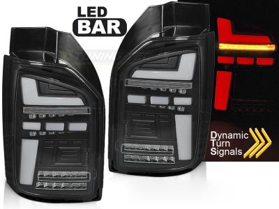 LED Bar Fanali Posteriori Nero Sequenziali per Volkswagen T6.1 (2020-2023) OEM
