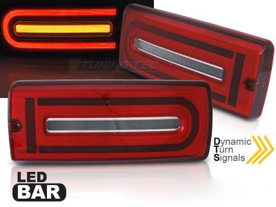 LED Bar Fanali Posteriori Rosso Bianco per Mercedes W463 Classe G (1990-2018)