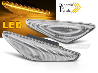 Laterale Direzione Cromo LED Sequenziale per BMW E46 Coupé 03-06