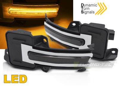 Laterale Direzione Nello Specchio Fumè LED Sequenziale per Honda Civic X 16-21