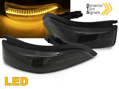 Laterale Direction Nello Specchio Fumè LED per Toyota Yaris III (2011-2019)