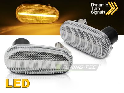 Laterale Direzionale Bianco LED Sequenziale per Alfa Romeo Mito / 147 00-04