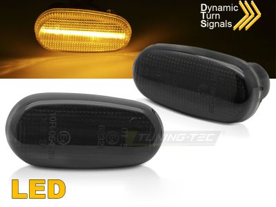 Laterale Fari Fumè LED Sequenziali per Alfa Romeo MITO 147 (00-04) 2 Pezzi