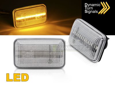 Laterale Direzione Bianco LED Sequenziale per Audi A6 100 200 (anni Non