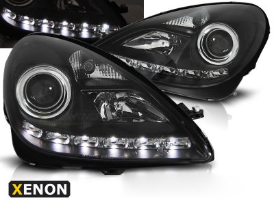 Xenon Fari Daylight Nero per Mercedes-Benz R171 SLK (2004-2011)