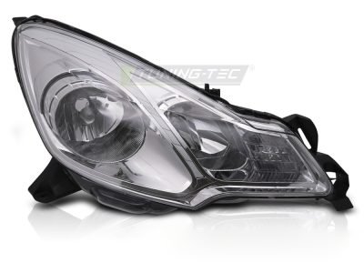 Faro Cromato Destro Laterale Tyc per Citroën C3 (2009-2012) Lato Destro