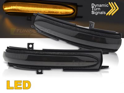 Laterale Direzione Nello Specchio Fumè LED Sequenziale per Honda Civic 04-06