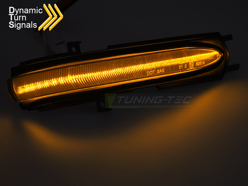 Laterale Direzione Nello Specchio Fumè LED Sequenziale per Honda Civic 04-06