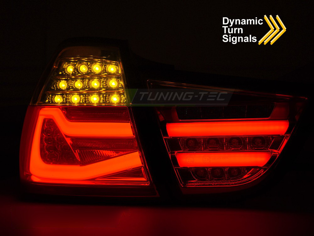 LED Bar Fanali Posteriori Rosso Fumé Sequenziali per BMW E90 (2009-2011)