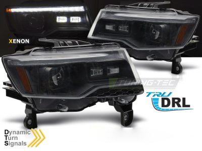 Jeep Grand Cherokee 14-21 Kit Fari Xenon Sequenziali Neri Tubolari