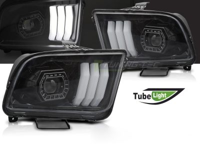 Ford Mustang 04-09 Tubo Luce Nera per Auto Esterni 1 Pezzo