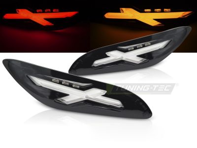 Posteriore Direzione Nero Lucido LED per Vespa Sprint / Primavera 150cc