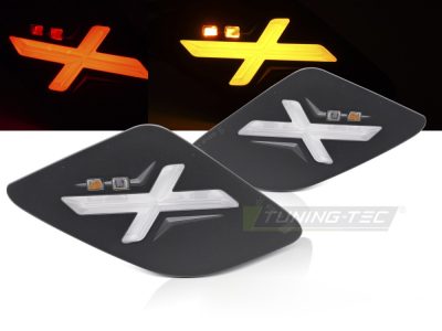 Posteriore Direzione Nero LED per Vespa GTS / GTV 300cc Universale