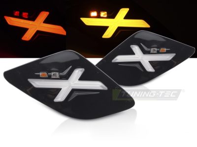 Posteriore Direction Nero Lucido LED Universale per Vespa GTS GTV 300cc