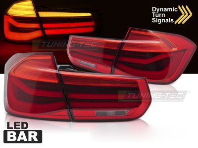 LED Bar Sequenziali Fanali Posteriori Rosso per BMW F30 (2011-2018) Fanali