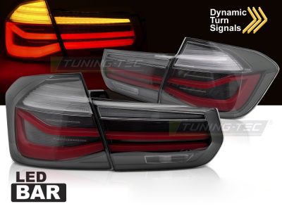 LED Bar Sequenziali Fanali Posteriori Fumé per BMW F30 (2011-2018) Colore Fumé