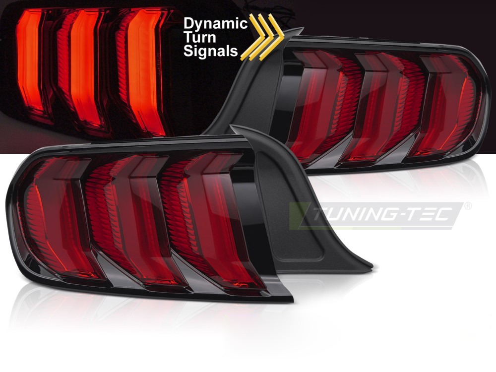 Ford Mustang 14-22 Rosso LED per Illuminazione Interna ed Esterna Auto