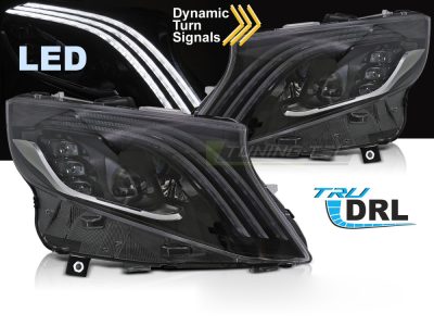Fari LED Nero per Mercedes Classe V / Vito W447 (2014-2023)