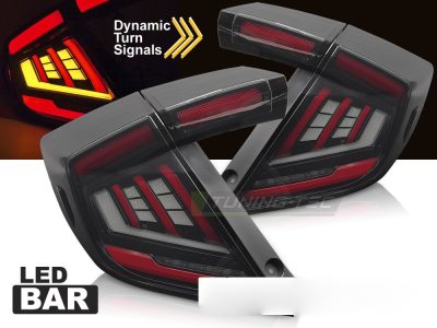 LED Fanali Posteriori Fumé per Honda Civic X 16-21 Berlina 5 Porte