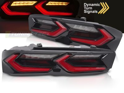 LED Tailights Rosso Nero per Chevrolet Camaro (2019-2023) Universale