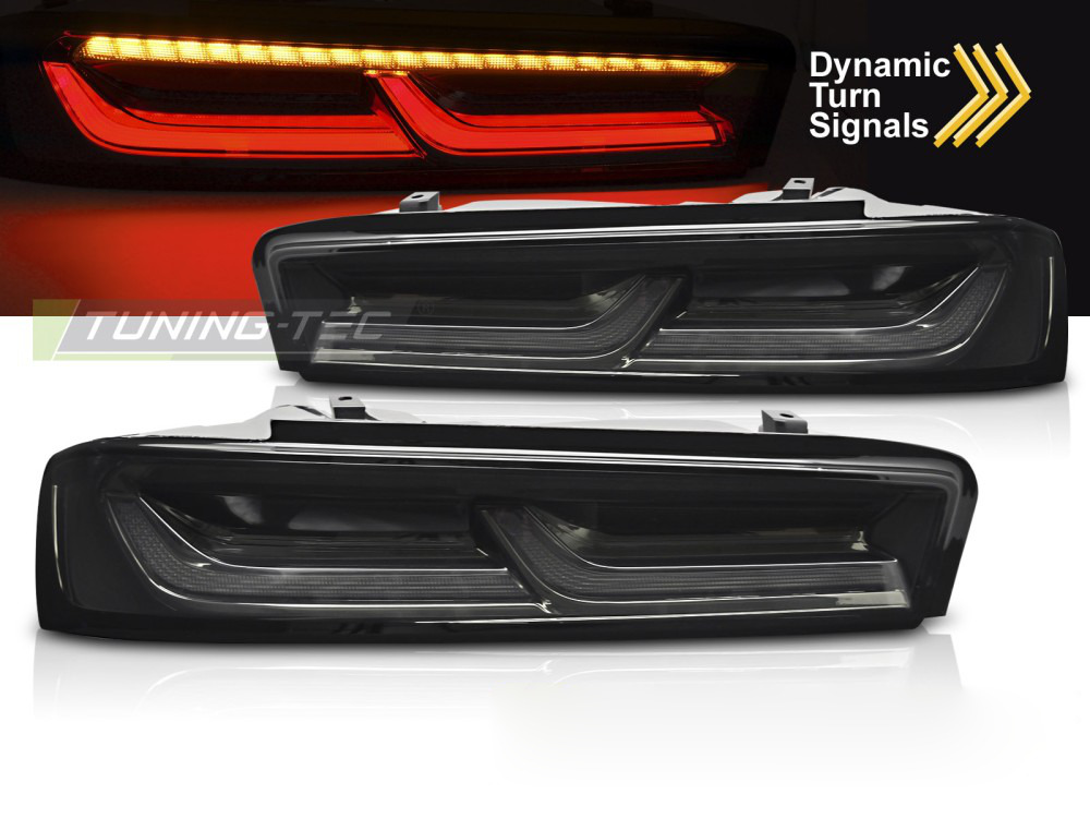 LED Tailights Fumé Nero per Chevrolet Camaro (2016-2018) Universale