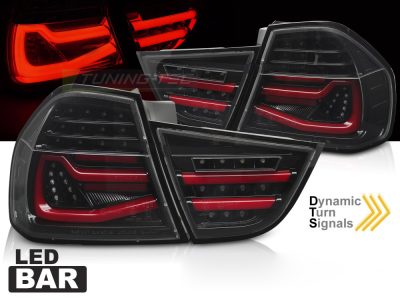 LED Bar Fanali Posteriori Nero Sequenziali per BMW E90 (09-11) Fanali